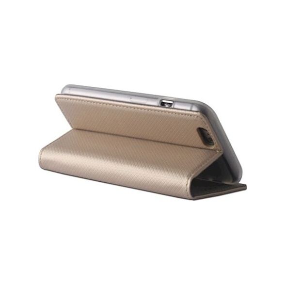 TelForceOne Pokrowiec Smart Magnet do Huawei Y9 2019 złoty