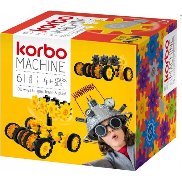 Korbo Klocki Machine 61 elementów