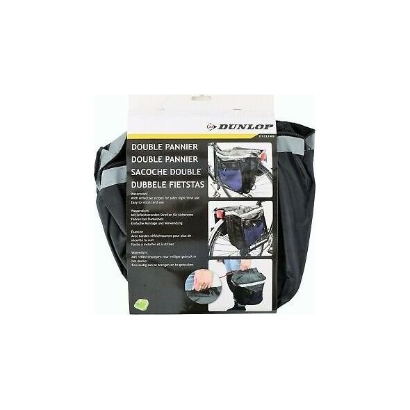 Dunlop Torba rowerowa podwójna na bagażnik sakwa 26l