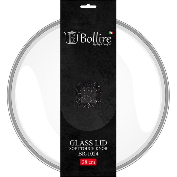 Bollire Bollire Stiklinis dangtis, 28 cm