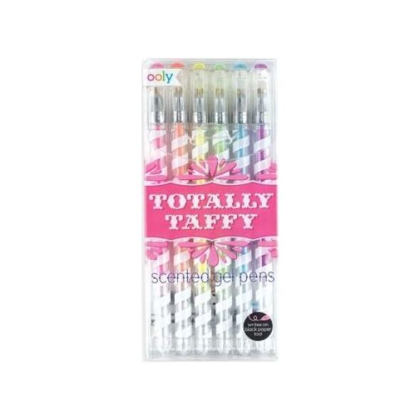 Kolorowe Baloniki Długopisy żelowe pachnące Totally taffy 6 kolorów
