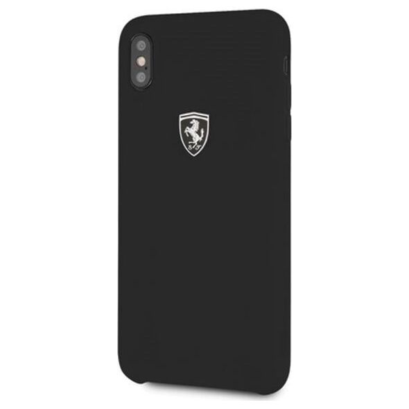 Ferrari Hardcase FEOSIHCI65BK iPhone Xs Max czarny/black Silicone Off track uniwersalny