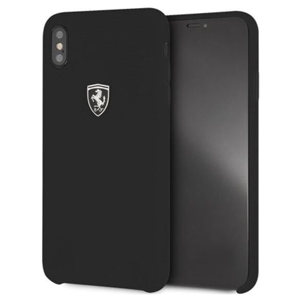 Ferrari Hardcase FEOSIHCI65BK iPhone Xs Max czarny/black Silicone Off track uniwersalny