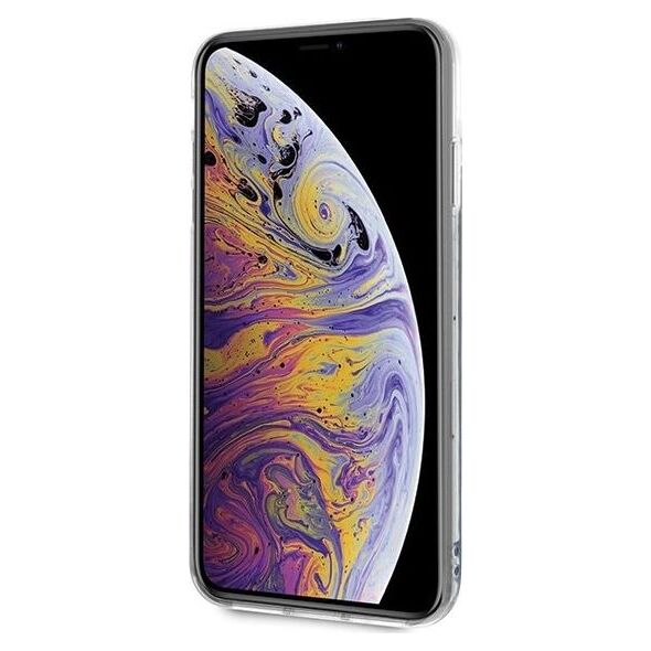Guess Guess GUHCI65GLCRE iPhone Xs Max czerwo ny/red hard case California Glow in the dark uniwersalny