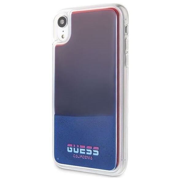 Guess Guess GUHCI61GLCRE iPhone Xr czerwony /red hard case California Glow in the dark uniwersalny