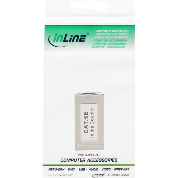 InLine InLine Adapter Cat.5e, w pełni ekranowany, metalowy, 2x RJ45 F / F, 1: 1