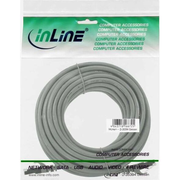 InLine InLine Patch Kabel Sieciowy SF/UTP Cat.5e szary 50m