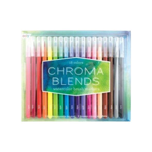Kolorowe Baloniki Flamastry pędzelkowe akwarelowe Chroma blends