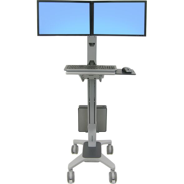 Ergotron Stojak podłogowy na 2 monitory 10" -22" Neo-Flex Dual WideView (24-194-055)