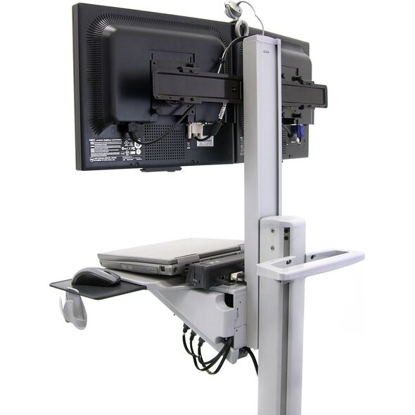 Ergotron Stojak podłogowy na 2 monitory 10" -22" Neo-Flex Dual WideView (24-194-055)