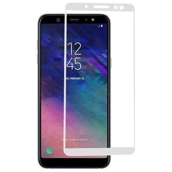 SZKŁO HARTOWANE 6D HUAWEI Y6 2019 / HONOR 8A BIAŁY standard