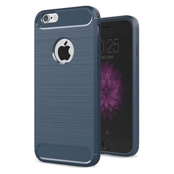 CASE ETUI CARBON LUX NIEBIESKI IPHONE XS MAX standard