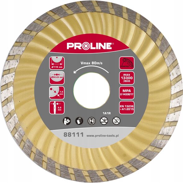 Pro-Line tarcza diamentowa super turbo 115x2.2x7.2x22.2 (88111)