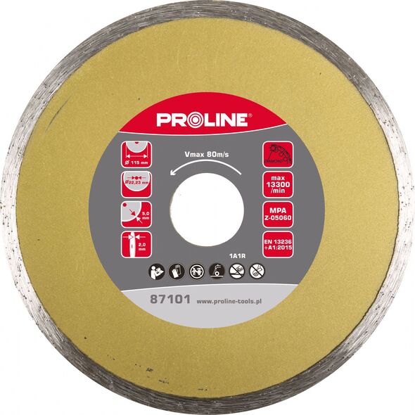 Pro-Line tarcza diamentowa pełna 115x2.0x5.0x22.23 (87101)