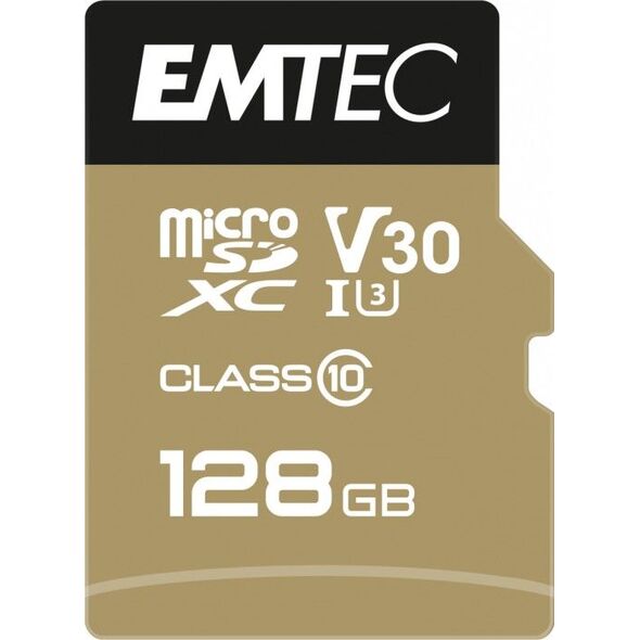 Karta Emtec Speedin Pro MicroSDXC 128 GB Class 10 UHS-I/U3 A1 V30 (ECMSDM128GXC10SP)