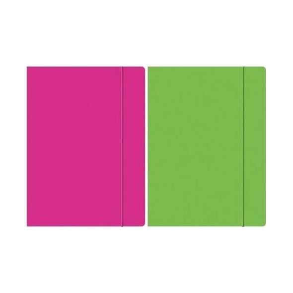 Beniamin Teczka z gumką A4 Fluo mix wzorów