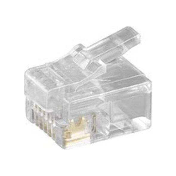 MicroConnect Wtyk modułowy RJ12, 10szt. (KON502-10R)