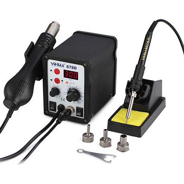 MicroSpareparts Mobile Zestaw lutownica i podgrzewacz (MOBX-TOOLS-020)