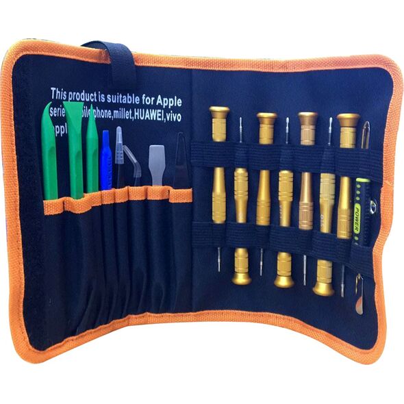 MicroSpareparts Mobile Zestaw narzędzi do telefonów 17w1 (MSPP74417)