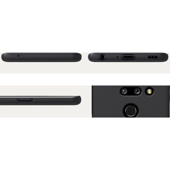Nillkin Etui Nillkin Frosted Shield LG G8 ThinQ - Black uniwersalny