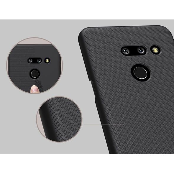 Nillkin Etui Nillkin Frosted Shield LG G8 ThinQ - Black uniwersalny