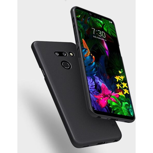 Nillkin Etui Nillkin Frosted Shield LG G8 ThinQ - Black uniwersalny