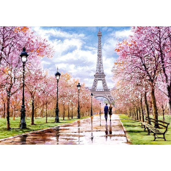 Castorland Puzzle Romantic Walk in Paris 1000 elementów