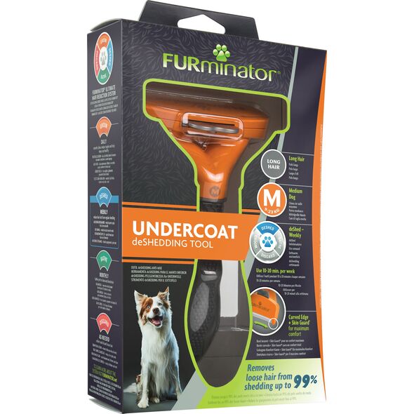 FURminator FURMINATOR dla psów długowłosych Medium