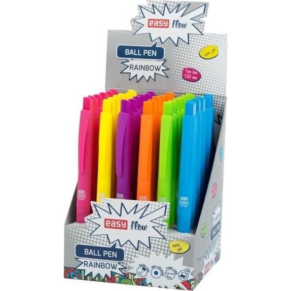 Easy Długopis automatyczny Rainbow (36szt) EASY