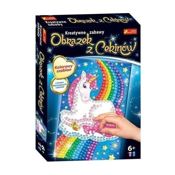 Ranok Obrazek z Cekinów. Jednorożec