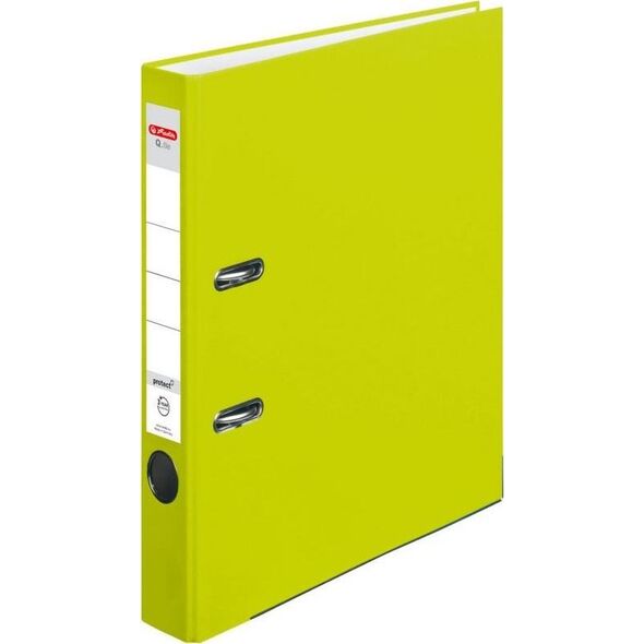 Segregator Herlitz dźwigniowy A4 50mm zielony (326793)