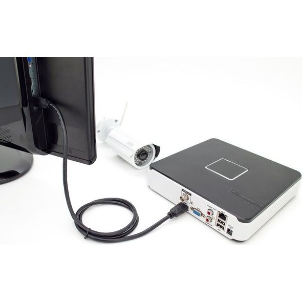 Kabel Digitus HDMI - HDMI 1m czarny (DB-330123-010-S)