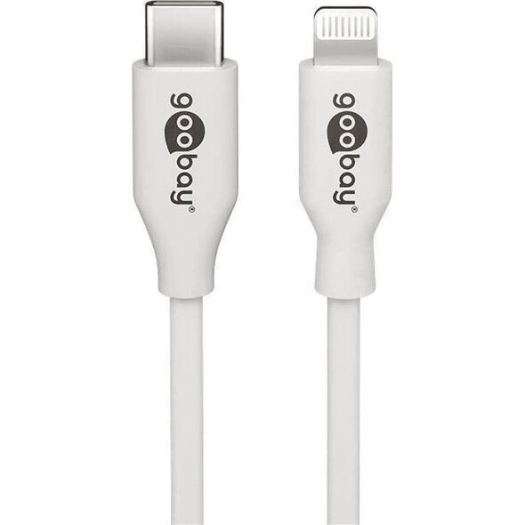 Kabel USB Goobay USB-C - Lightning 2 m Biały (39448)