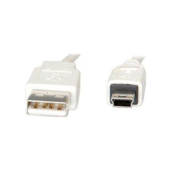 Kabel USB Value USB-A - miniUSB 3 m Biały (JAB-756670)