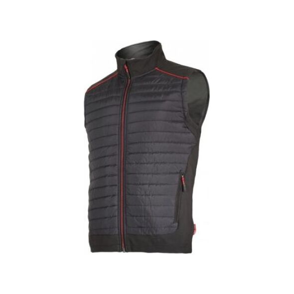 Lahti Pro Bezrękawnik Ocieplany Czarny, czerwony, 3xl (L4131006)