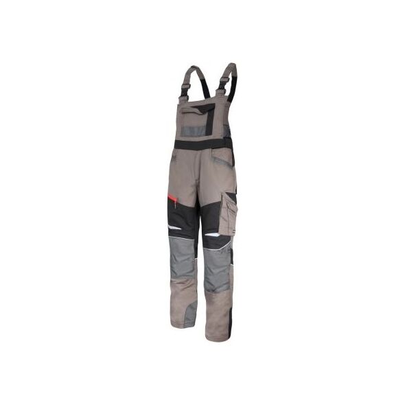 Lahti Pro Ogrodniczki Khaki-czarne ze Wstawkami ze Stretchu L (L4060903)