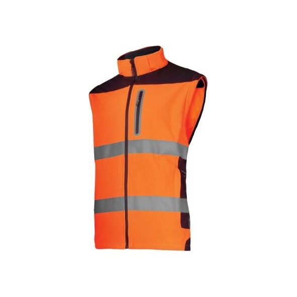 Lahti Pro Softshell Ostrzegawczy z Odpinanymi Rękawami Pomarańczowy M (L4092202)