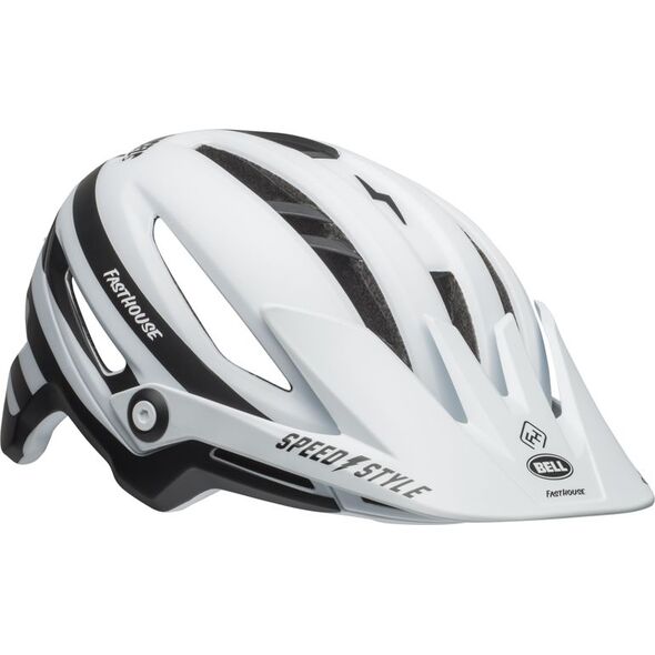 Bell Kask mtb Sixer Integrated Mips fasthouse stripes matte white black r. L (58-62 cm) (BEL-71015)
