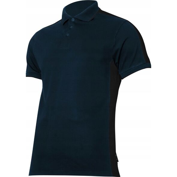 Lahti Pro Koszulka męska Polo 190g/m2 Granatowo-czarna r. XL