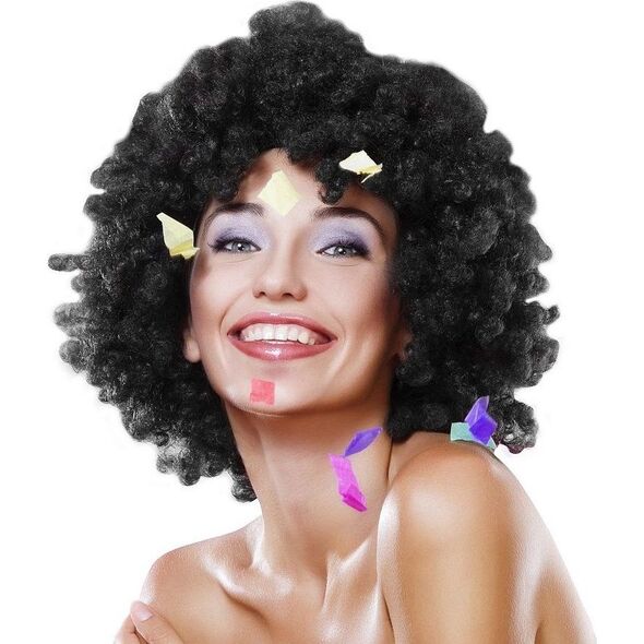 GoDan Peruka mega afro czarna - 1 szt. uniwersalny