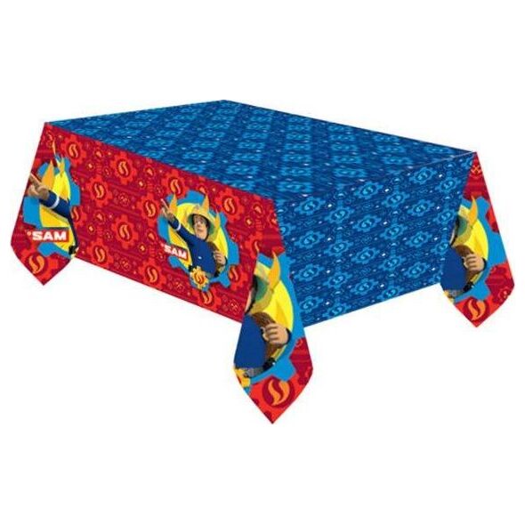 AMSCAN Obrus urodzinowy Strażak Sam - 120 x 180 cm - 1 szt. uniwersalny