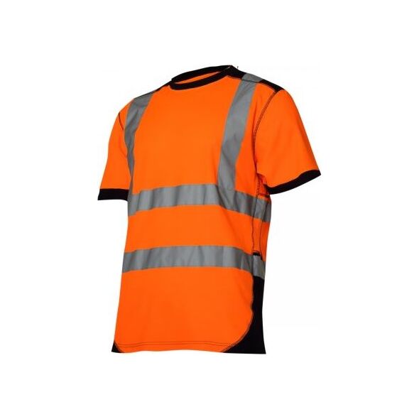 Lahti Pro Koszulka T-shirt Ostrzegawcza, Pomarańczowo-czarna 3XL (L4022606)