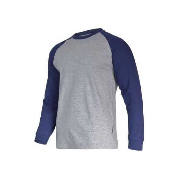 Lahti Pro Koszulka z Długim Rękawem 190g/m2, Szaro-granatowe S (L4022401)