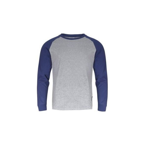 Lahti Pro Koszulka z Długim Rękawem 190g/m2, Szaro-granatowe S (L4022401)