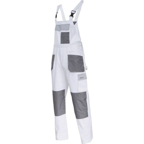 Lahti Pro Ogrodniczki Biało-szare 100% Bawełna M/50 (L4061250)