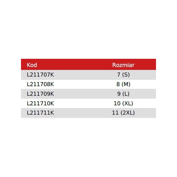 Lahti Pro Rękawice Lateksowe Czarno-granatowe 9 (L211709K)