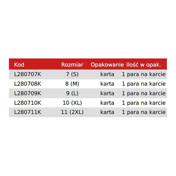 Lahti Pro Rękawice warsztatowe czarno-niebieskie 8 (L280708K)