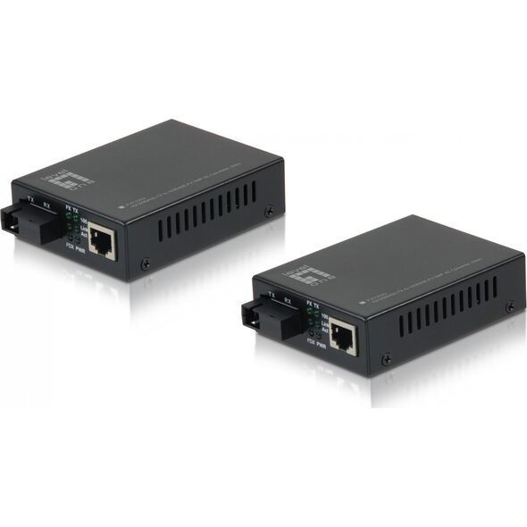 Konwerter światłowodowy LevelOne LevelOne Media Konverter FVT-2202 RJ45>SC BIDI SM 20KM