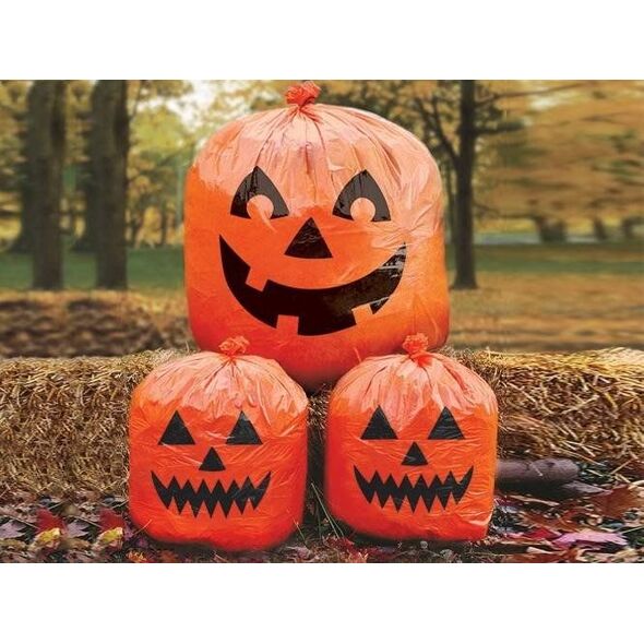 AMSCAN Worki na trawę Dynia na Halloween - 3 szt. uniwersalny