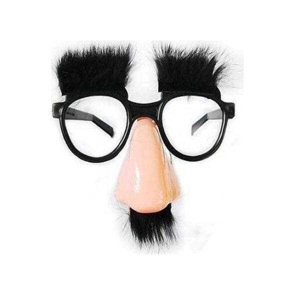 Gama Ewa Kraszek Okulary z nosem Profesorek czarny - 1 szt. uniwersalny